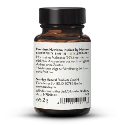 Sunday Natural Products  Melosleep Direct Melatonin 1mg