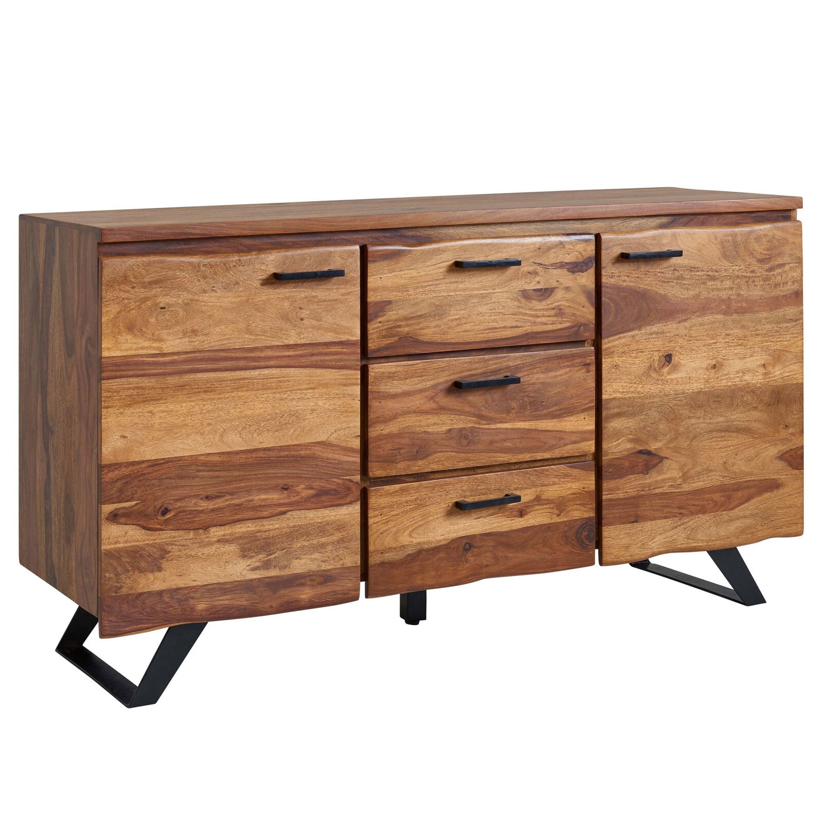 Sideboard 145 x 82 cm Sheesham massiv
