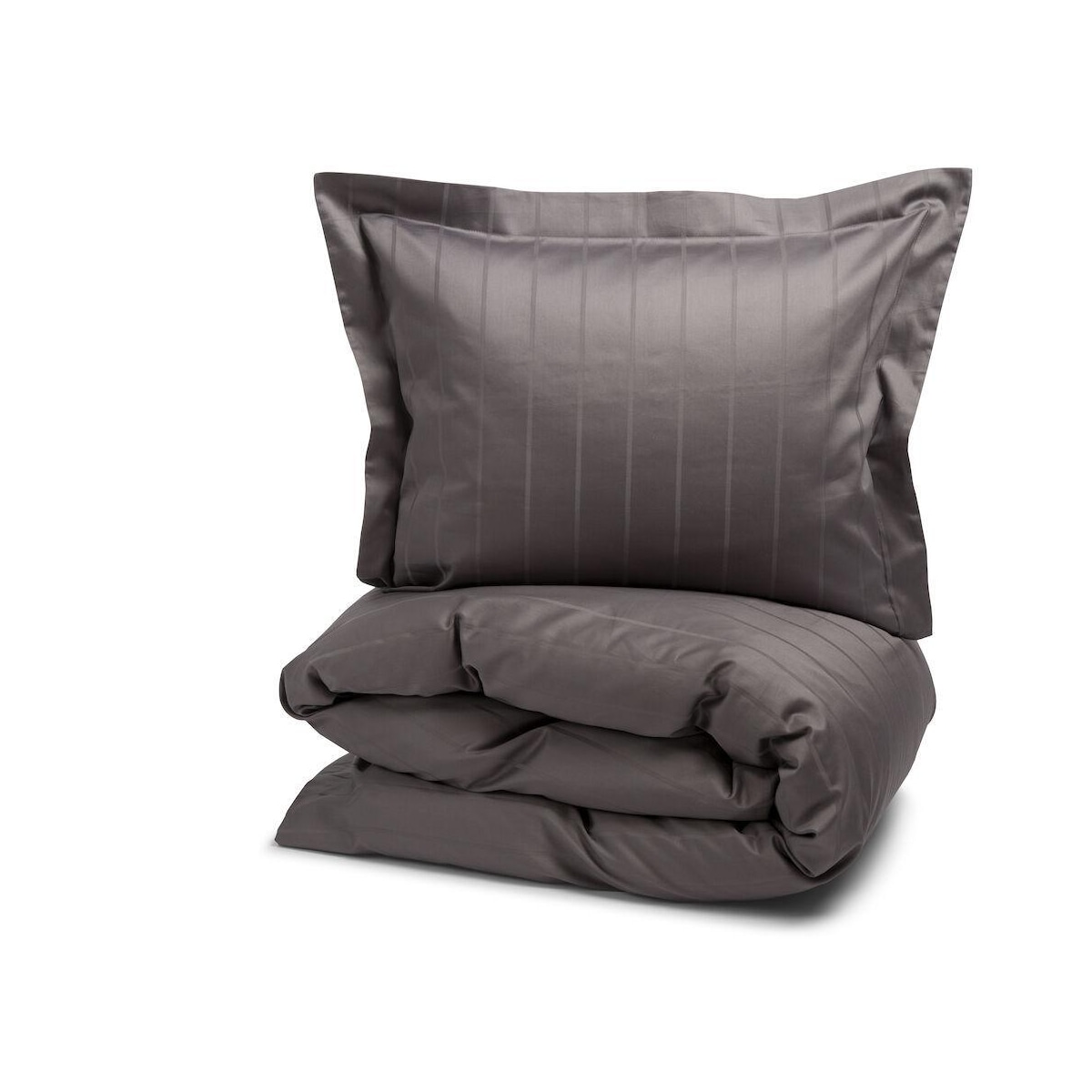 Bäddset 150x210 Liverpool Satin, Mörkgrå