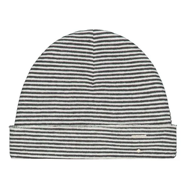 Gray Label Bonnet Baby Beanie Coton Bio | Gris