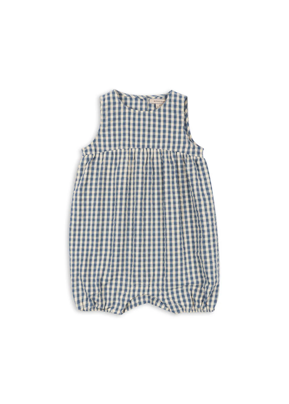 Kim romper - captains blue check - 3M