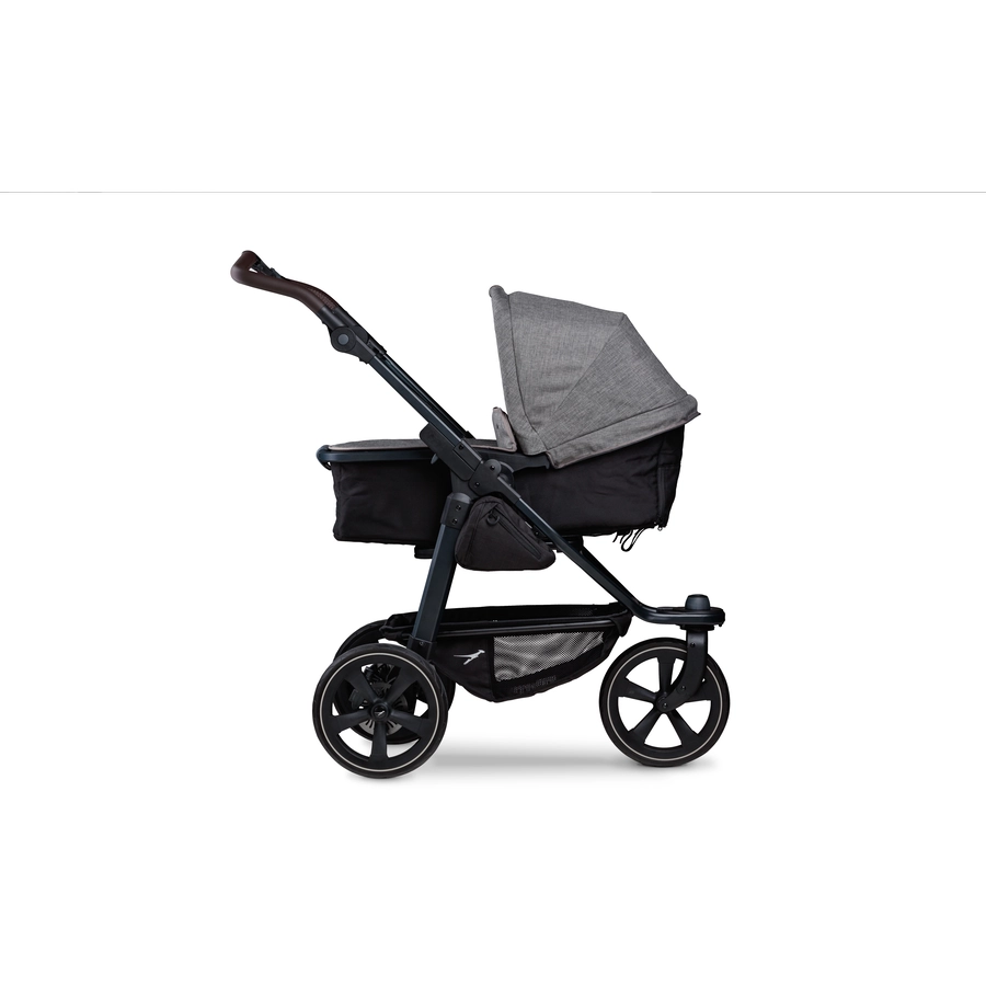 tfk Kombikinderwagen Mono 2 mit Luftkammer Radset premium grau