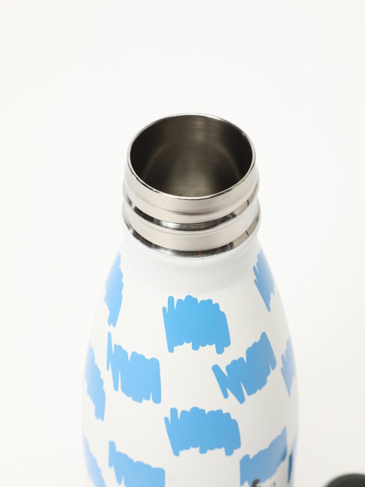 Garrafa térmica de aço inoxidável estampada de 350ml - Várias opções