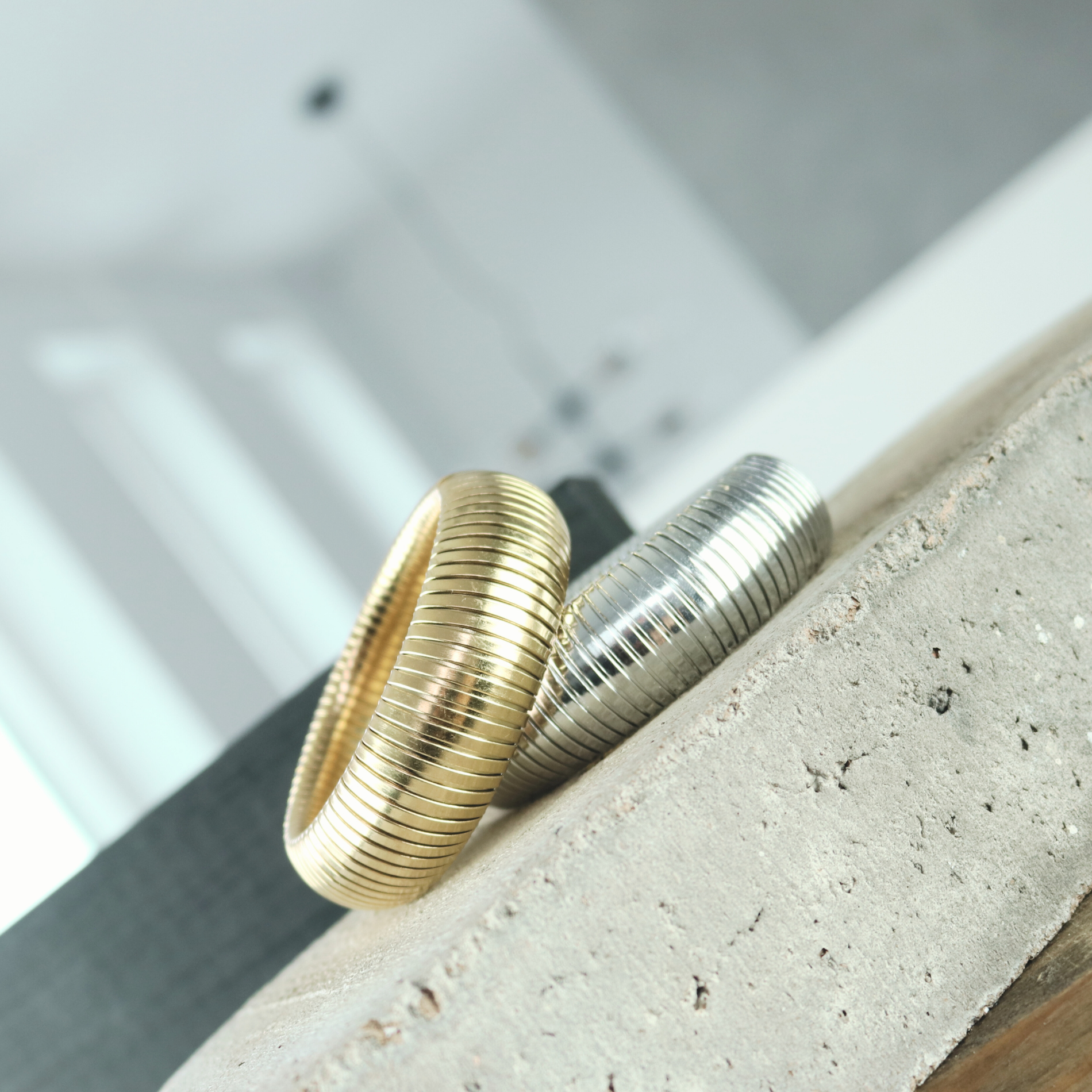 Dansk Copenhagen  Statement armring, vandfast - sølvbelagt