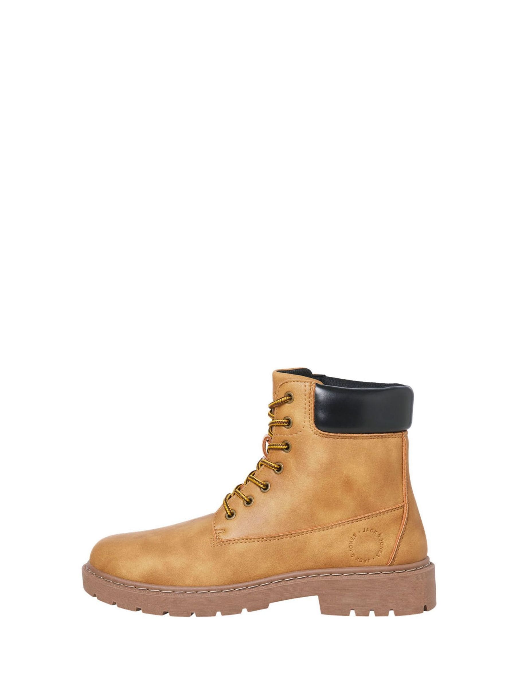 Bruin - JACK & JONES Tan Lace Up Ankle Boots