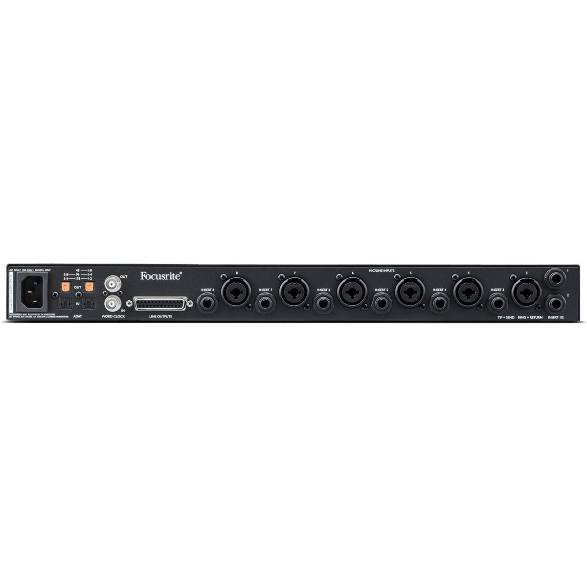 Focusrite Clarett+ OctoPre microfoonvoorversterker