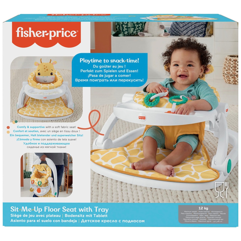 Fisher-Price Giraffe Sit-Me-Up Bodensitz mit Tablett