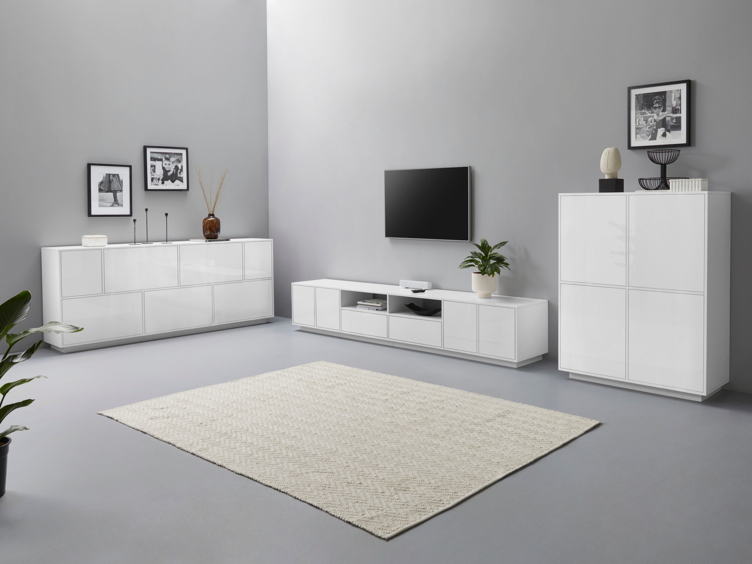 INOSIGN Lowboard »bloomTV-Board, TV-Schrank« Breite ca. 260 cm