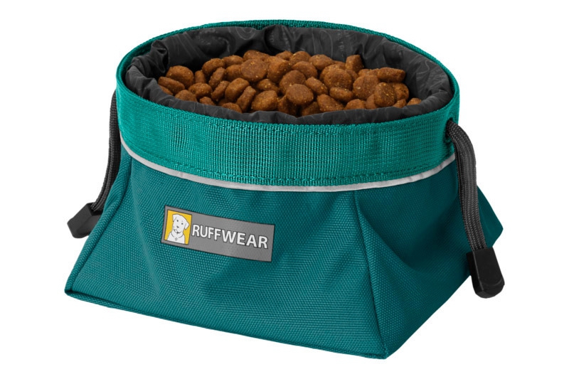 Ruffwear Quencher Cinch Top Hundenapf für unterwegs  L tumalo teal