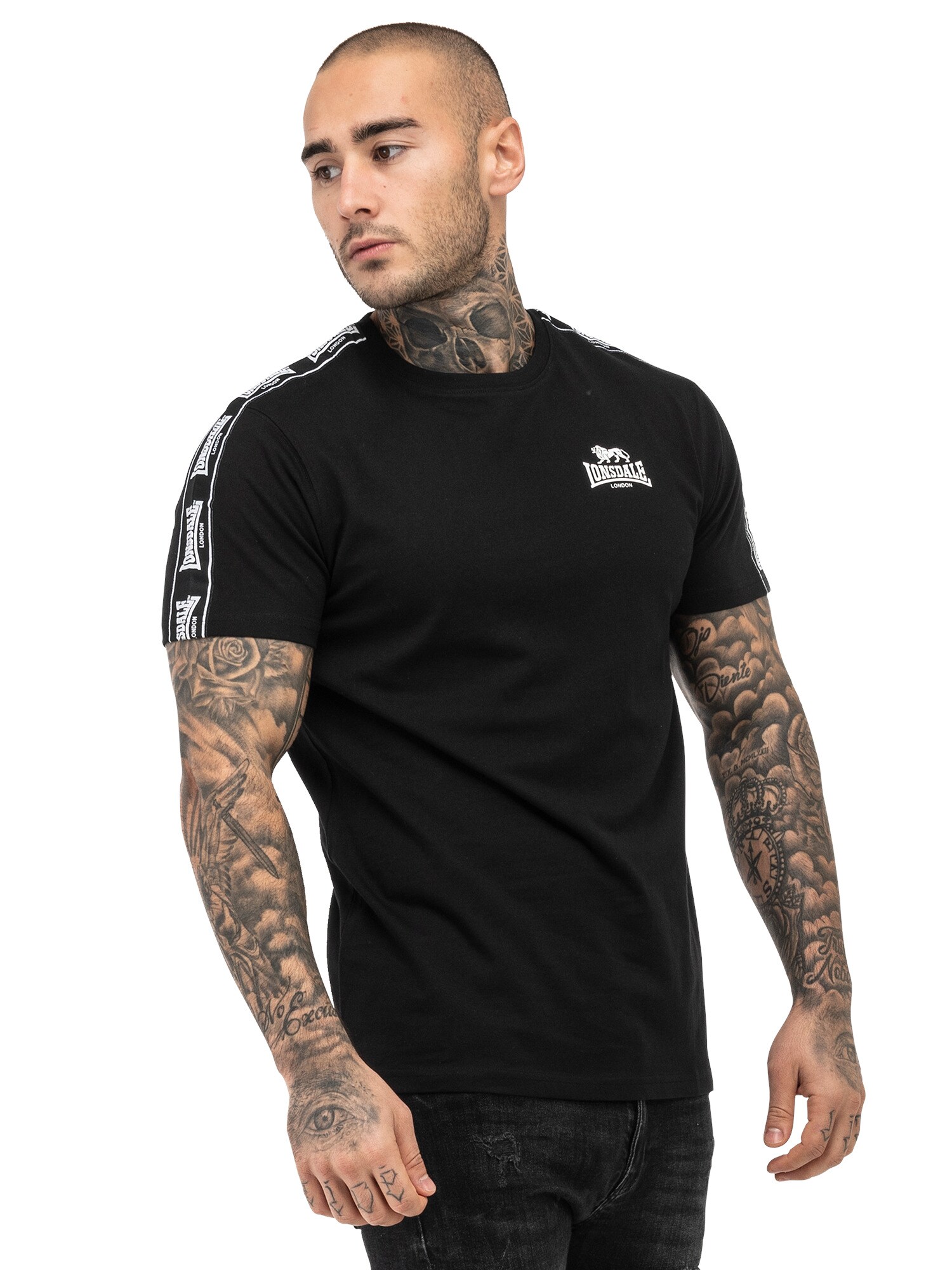 Lonsdale Herren T-Shirt normale Passform BRINDISTER