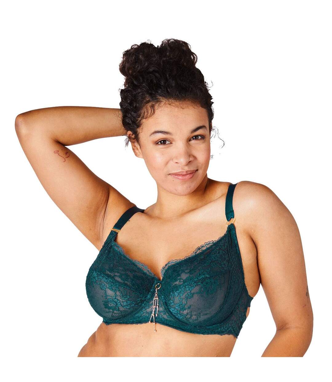 Soutien-gorge corbeille vert Tête à tête