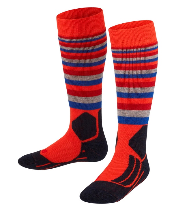 FALKE SK2 Stripes Kids<br>Kne-høye skisokker til barn!
