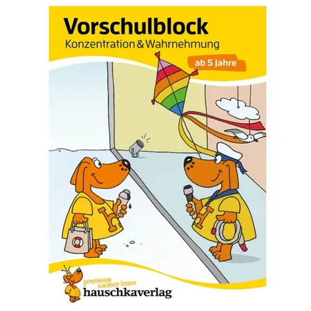 Hauschka Verlag Vorschulblock Konzentration und Wahrnehmung ab 5 Jahre