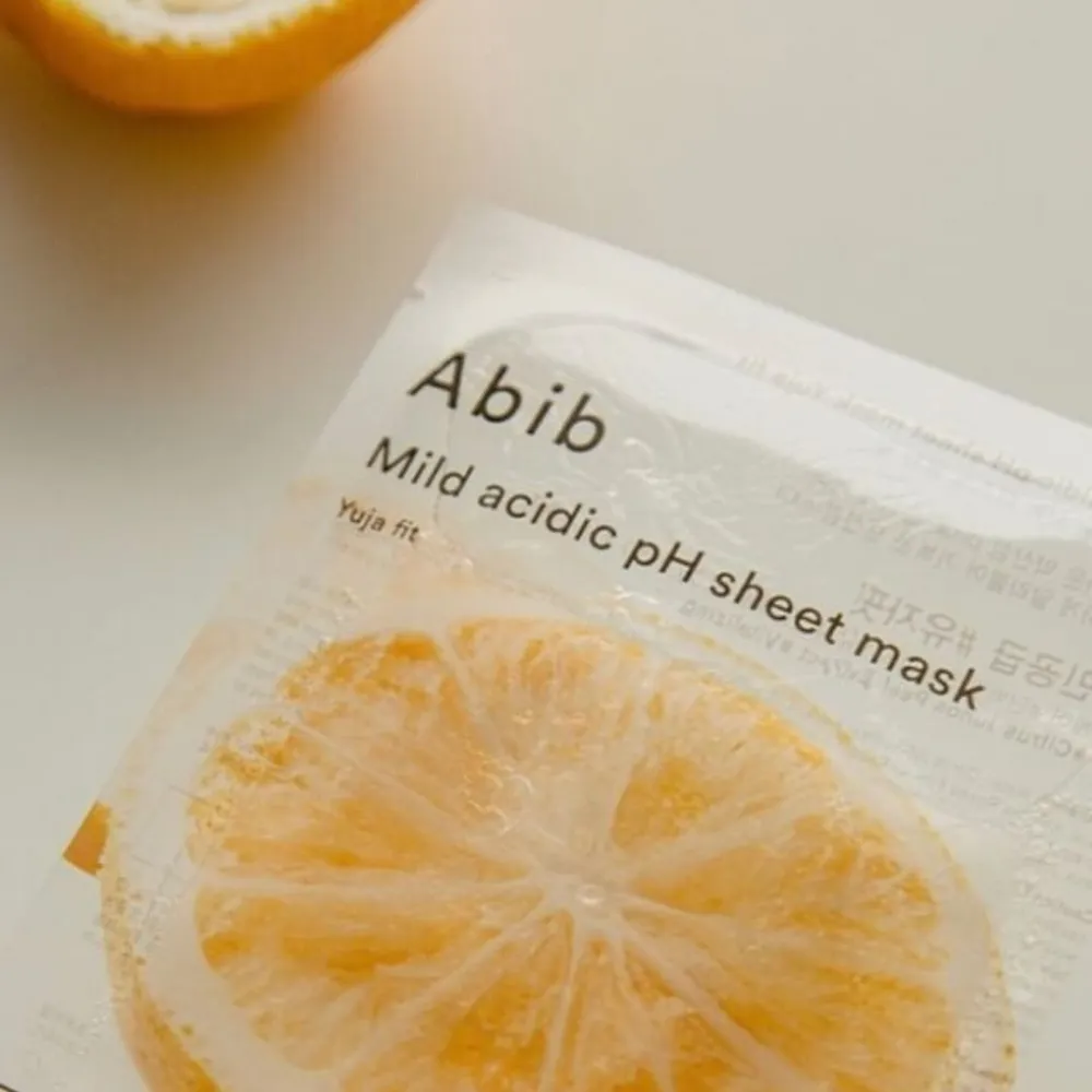 Abib Mild acidic pH sheet mask Yuja Fit - 30 ml.