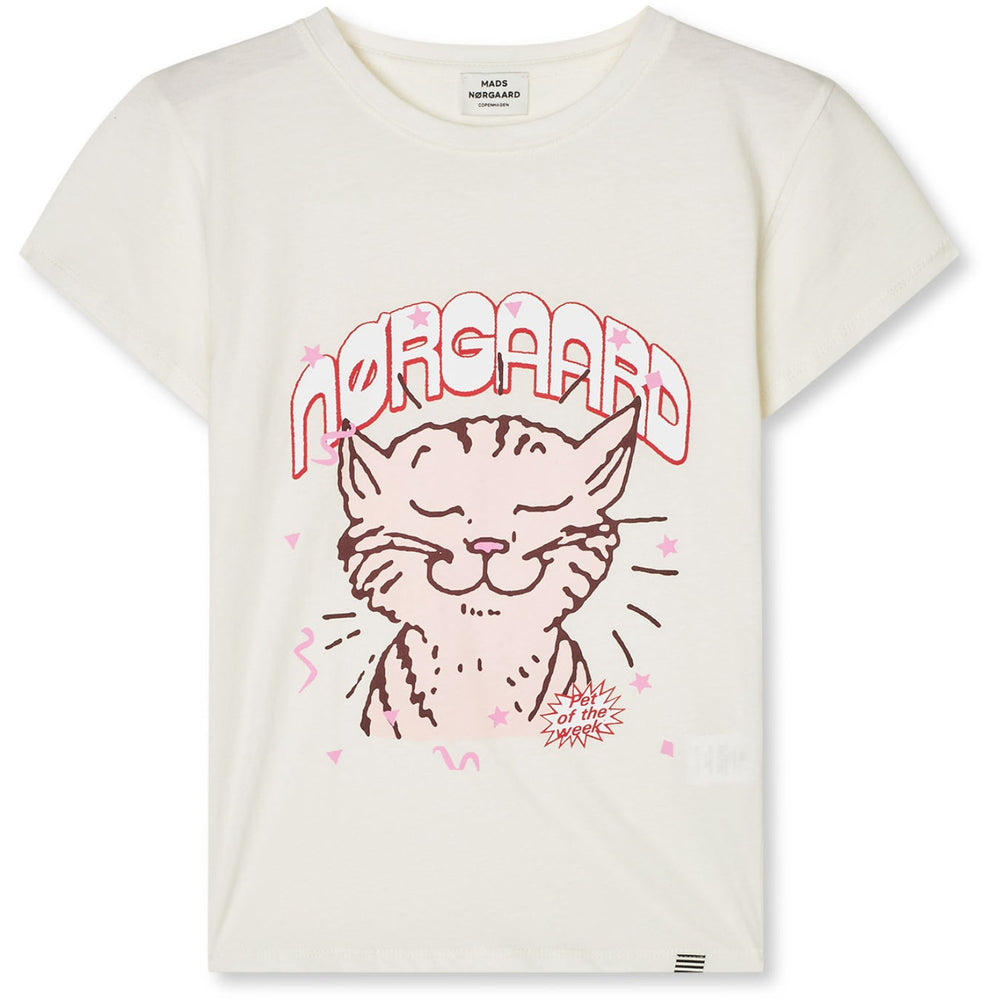 Køb Mads Nørgaard Vanilla Ice Single Bomuld Tuvina Print Tee