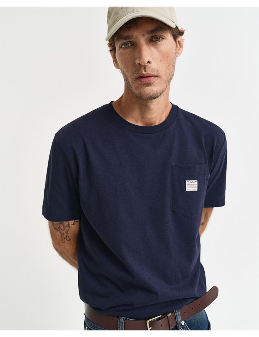 Blue Pocket T-Shirt
