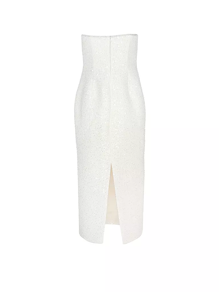SELF-PORTRAIT Midikleid creme