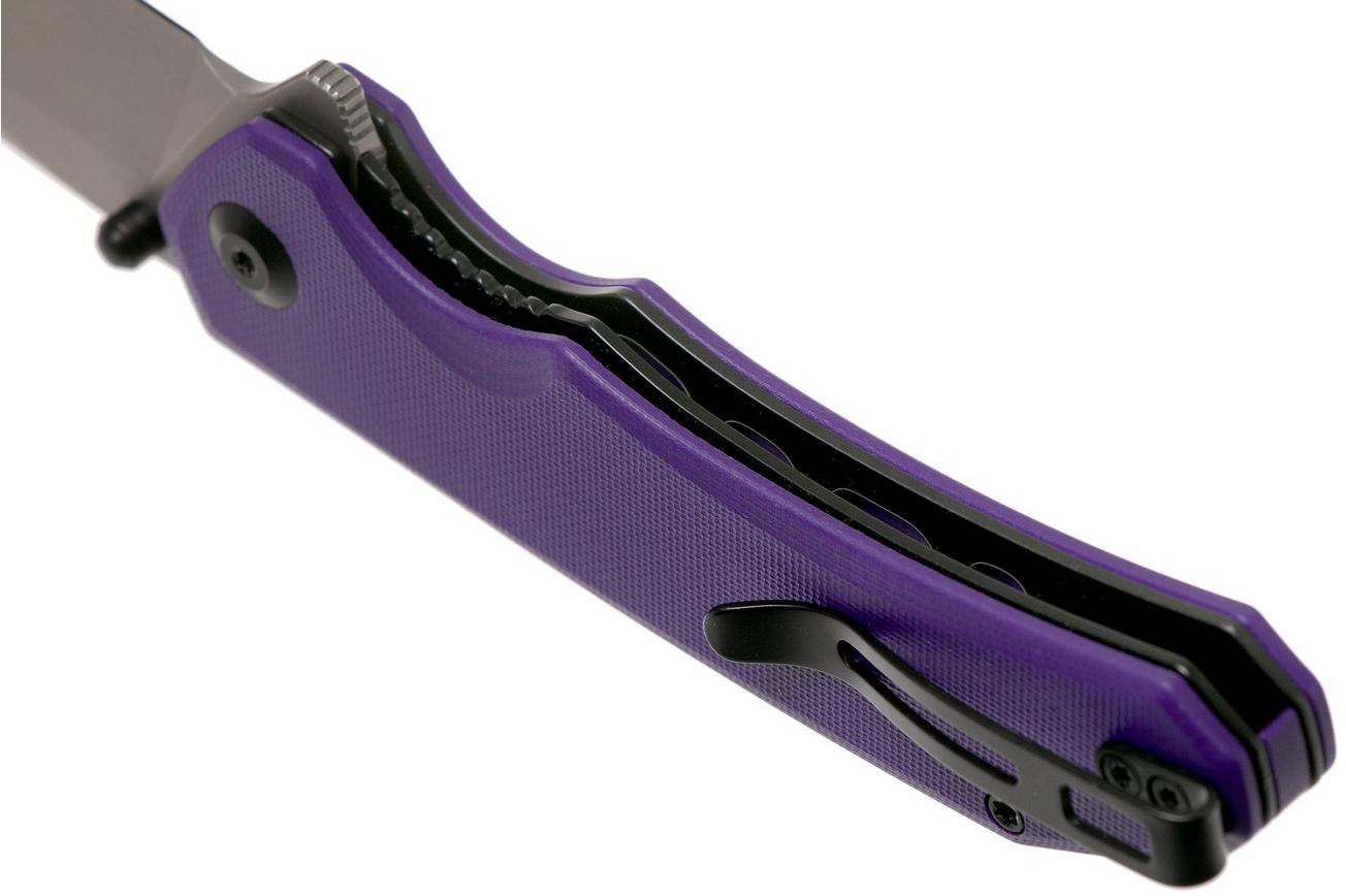 Civivi Brazen C2023A Tanto Purple, Stonewashed zakmes