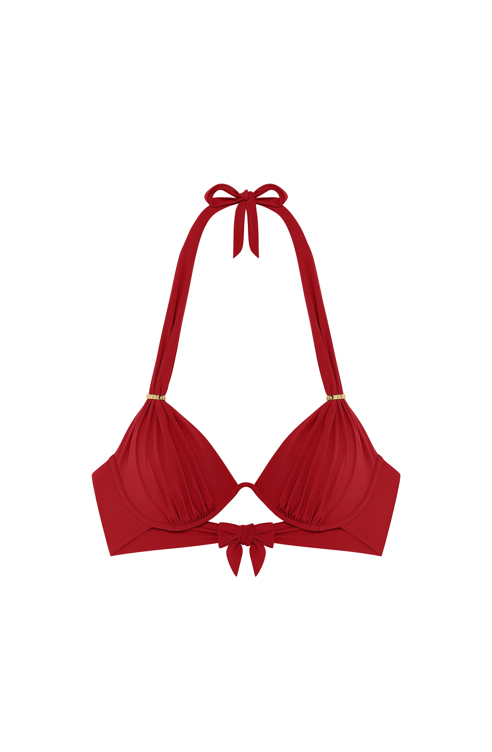 fabia Haut de maillot mono-armature rouge garance Garance