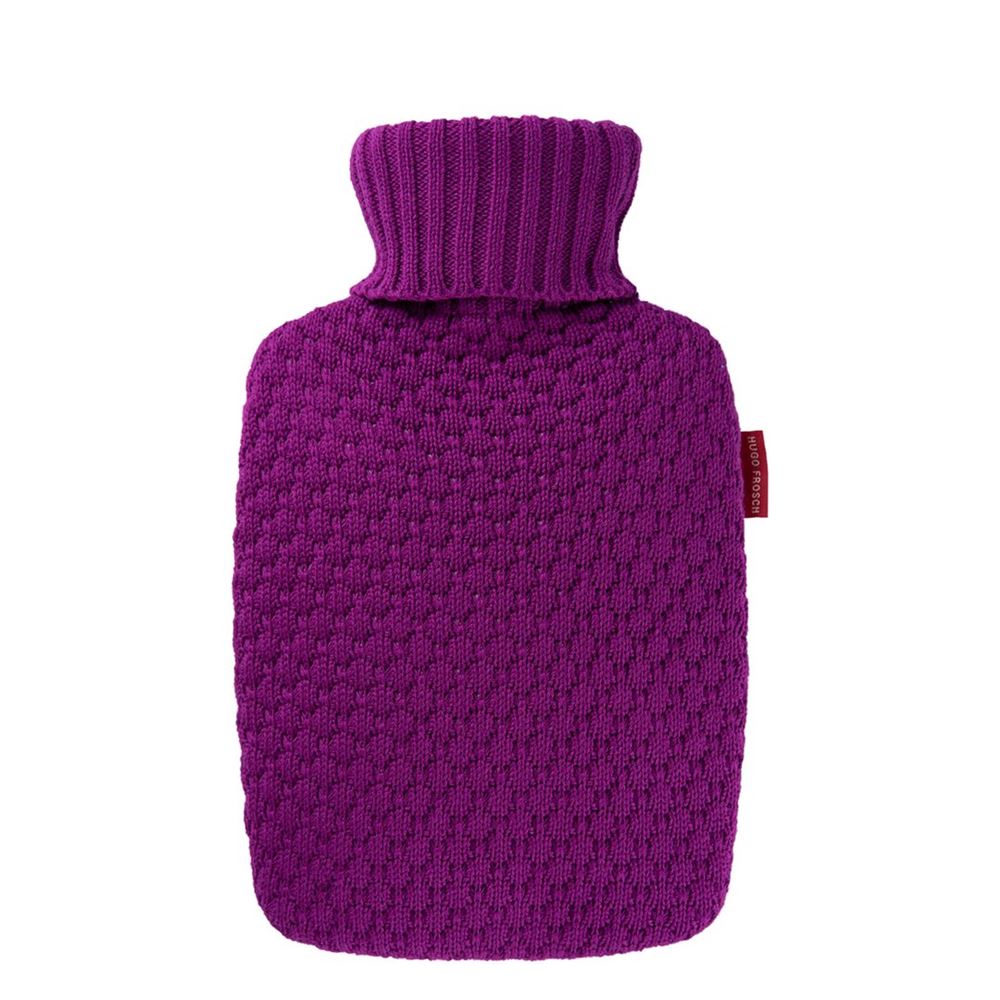 Frosch Wärmflasche PVC Plant 1.8l mit Strickbezug Bio Himbeere Btl 1 Stk