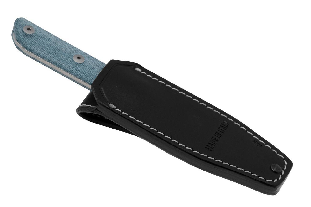 Viper Mirror 2 VT4064CD Böhler M390, Denim Canvas Micarta, vaststaand mes