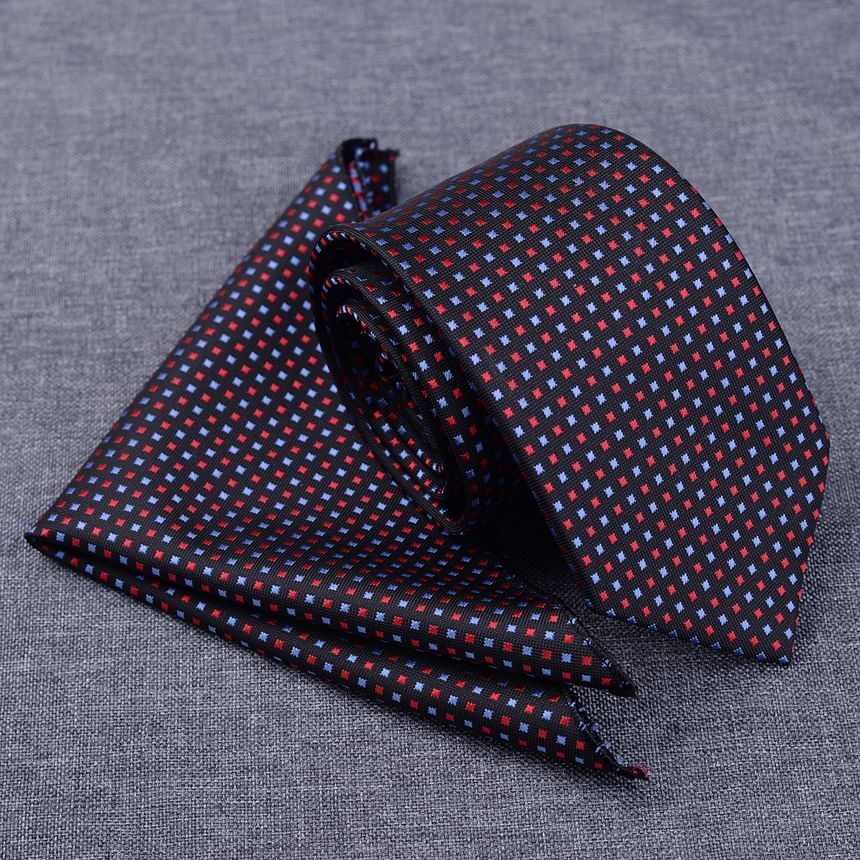 Prodigy - Set: Stropdas met patroon + Pochet