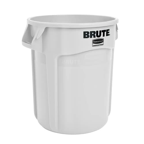Collecteur résine Brute® avec conduits d'aération 76L blanc Rubbermaid