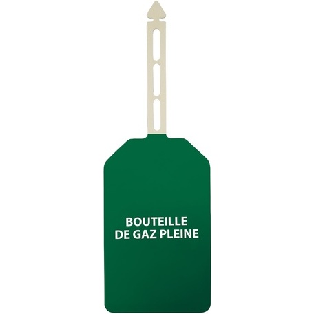 Plaquettes - Danger Bouteille de gaz pleine - Polyester
