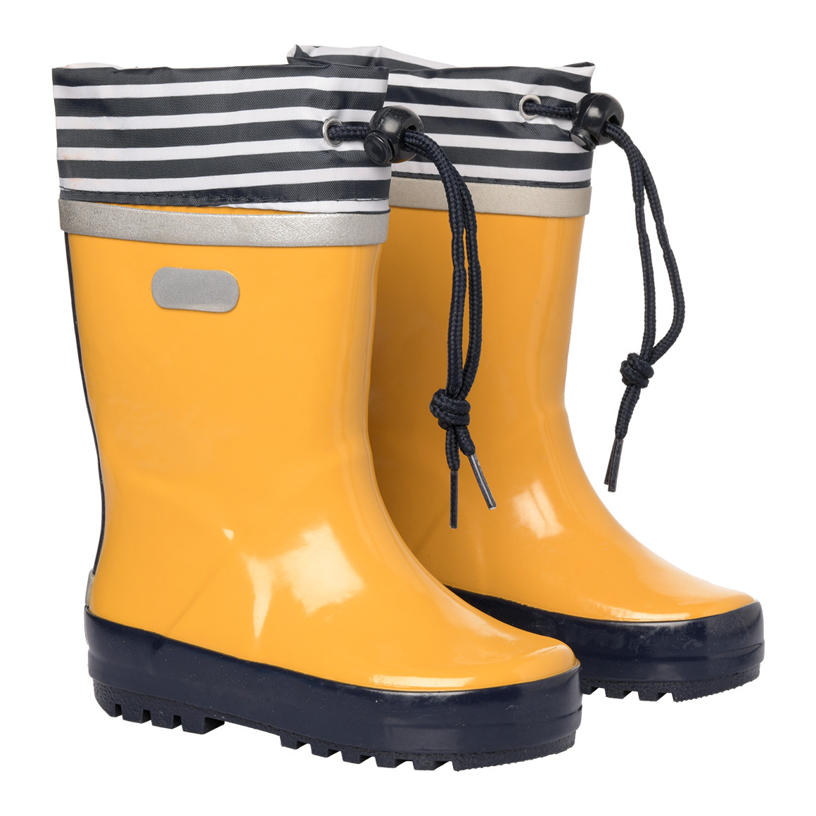 Topomini Baby Gummistiefel mit Tunnelzug gelb
