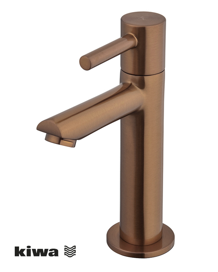 Mueller Bronzo XL toiletkraan hoog geborsteld brons