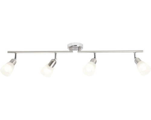 LED plafondspot 4x3W 4x250 lm 3000 KB 80 cm nikkel/chroom