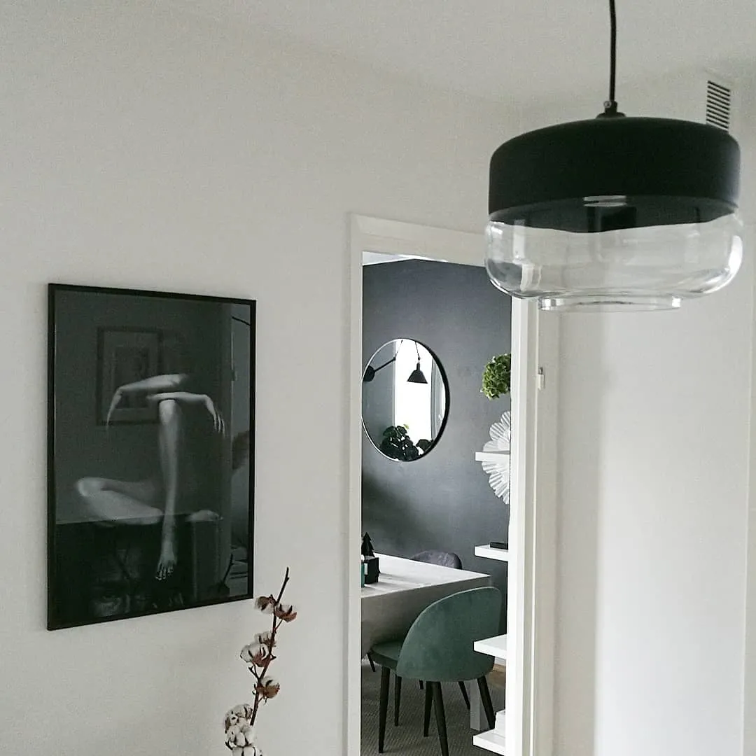 Hanglamp MURRAY Glas Zwart
