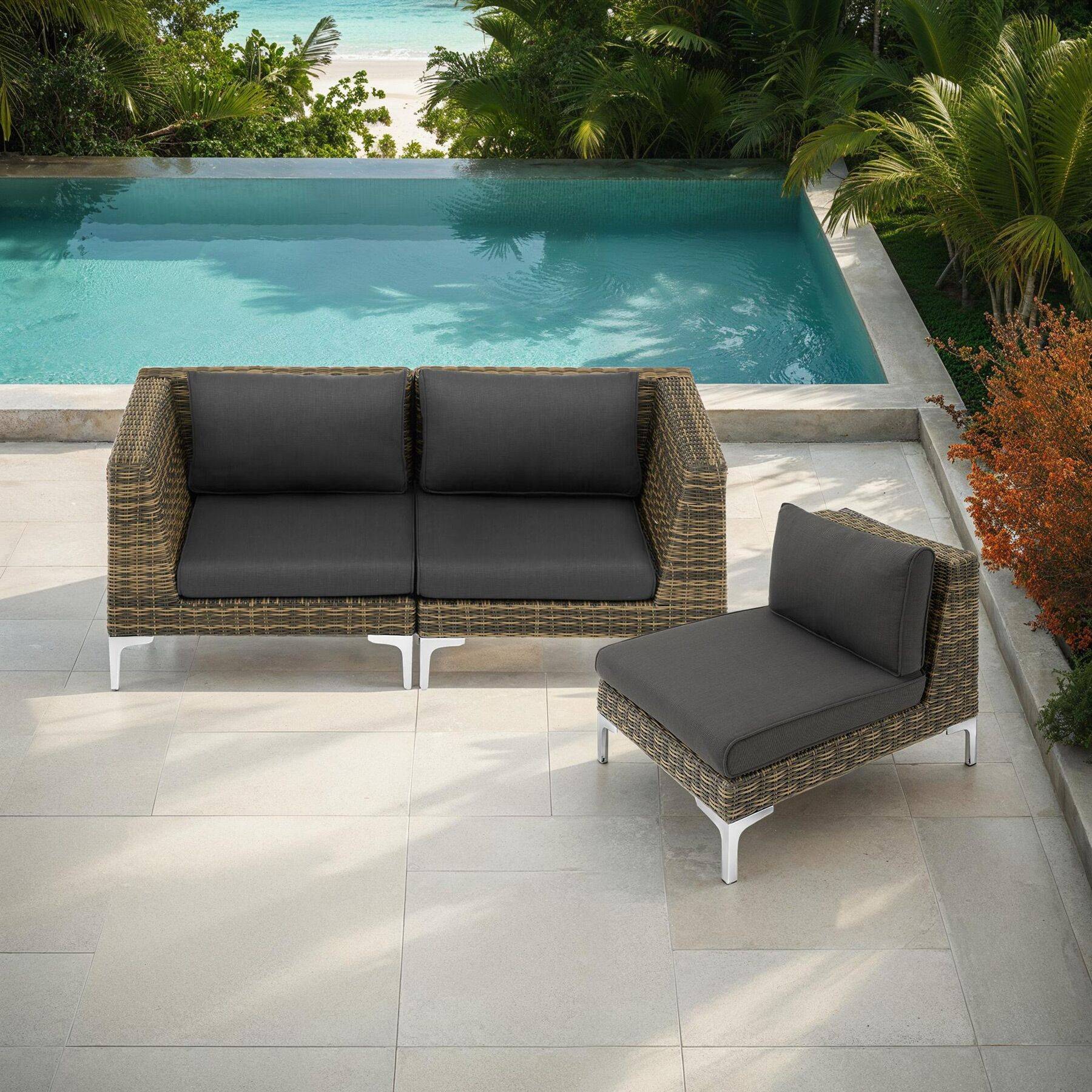 Modulares Rattanset Villanova