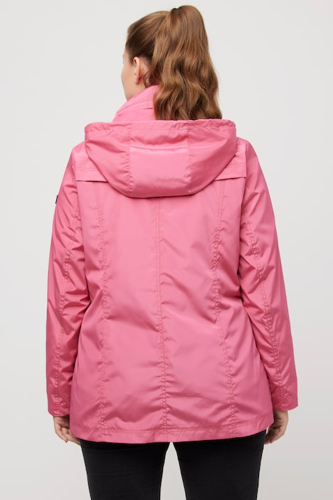 HYPRAR Funktionsjacke, Stehkragen, Kapuze, 2-Wege-Zipper