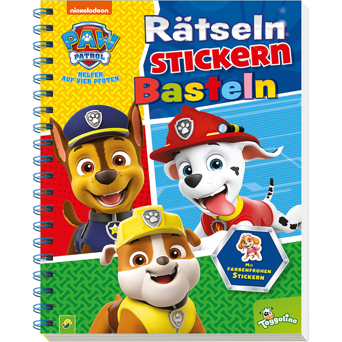 Paw Patrol - Rätseln, Stickern, Basteln