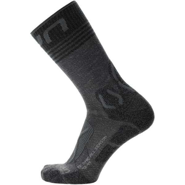 Chaussette randonnée UYN MAN TREKKING ONE ALL SEASON MID SOCKS ANTHRACITE/GREY