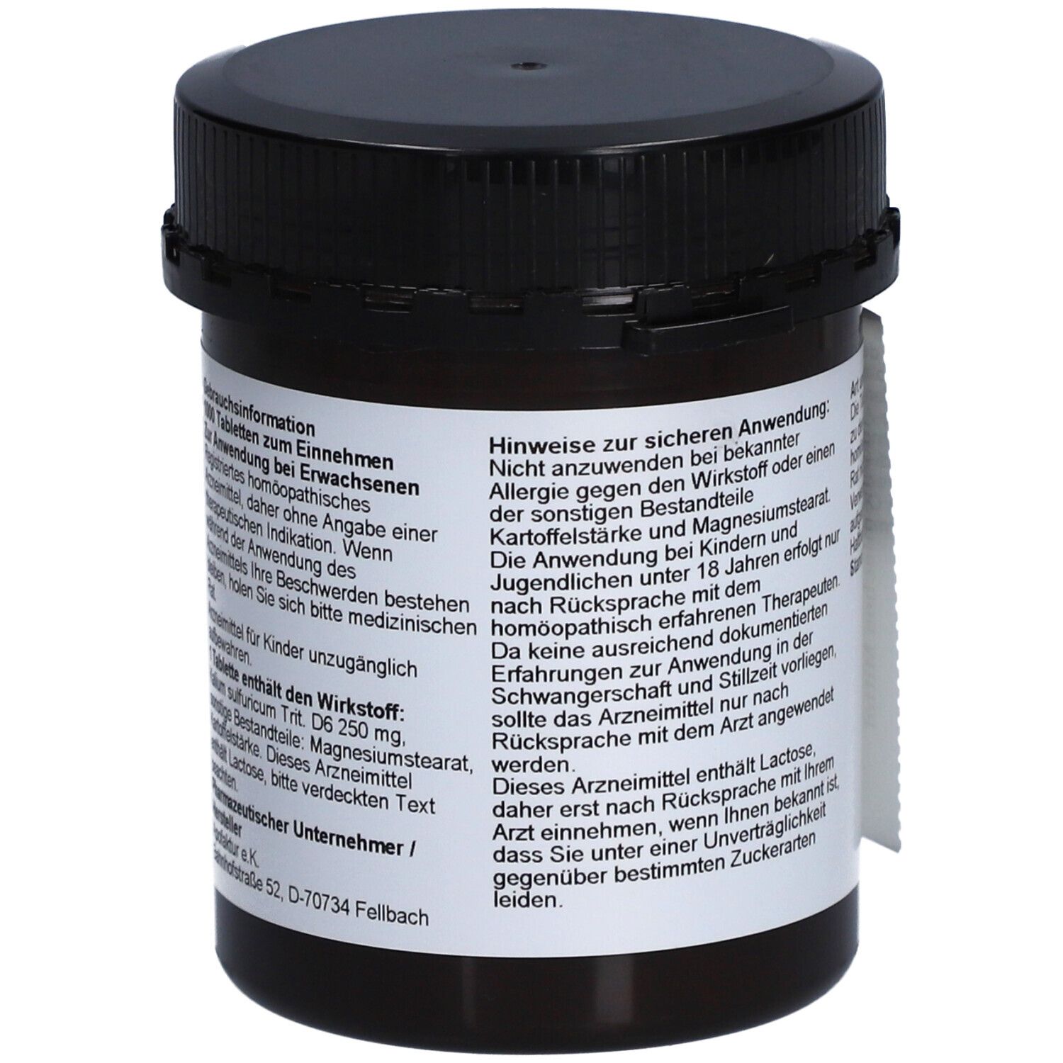 SCHÜSSLER NR.6 Kalium sulfuricum D6 Tabletten