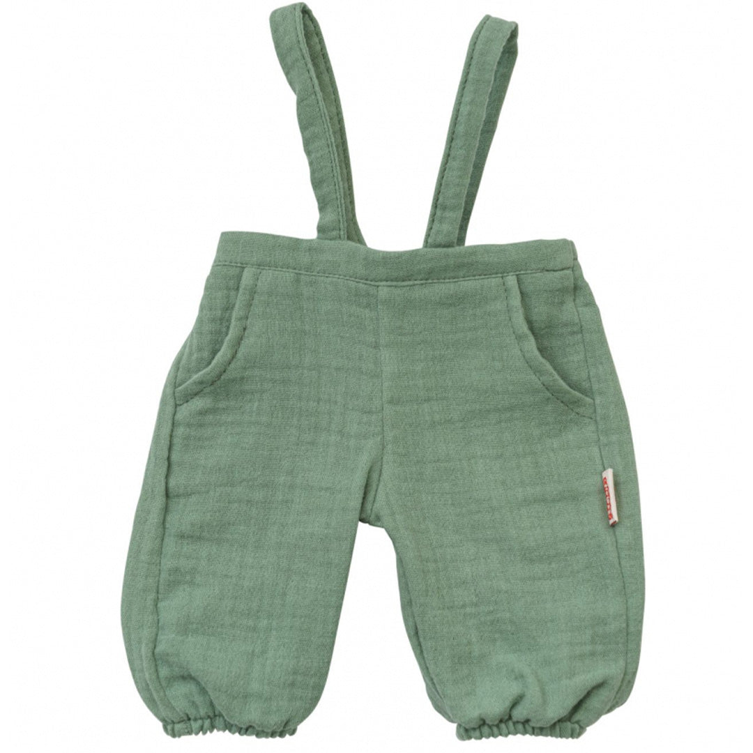 Heless poppenkleding tuinbroek met t-shirt - saliegroen - 35 cm
