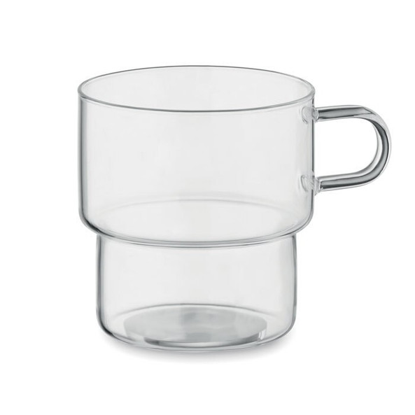 GiftRetail MO2348 - BOROMUG Tasse en verre 300 ml