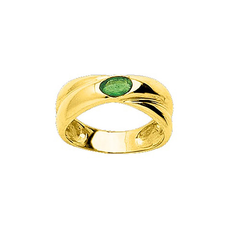 Bague Femme - émeraude - Or 18 Carats
