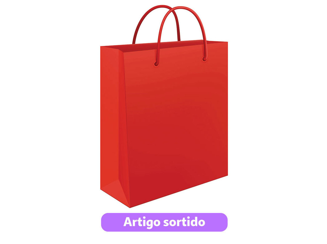SACO PAPEL MITOS XL 45X48X17CM CORES SORTIDAS