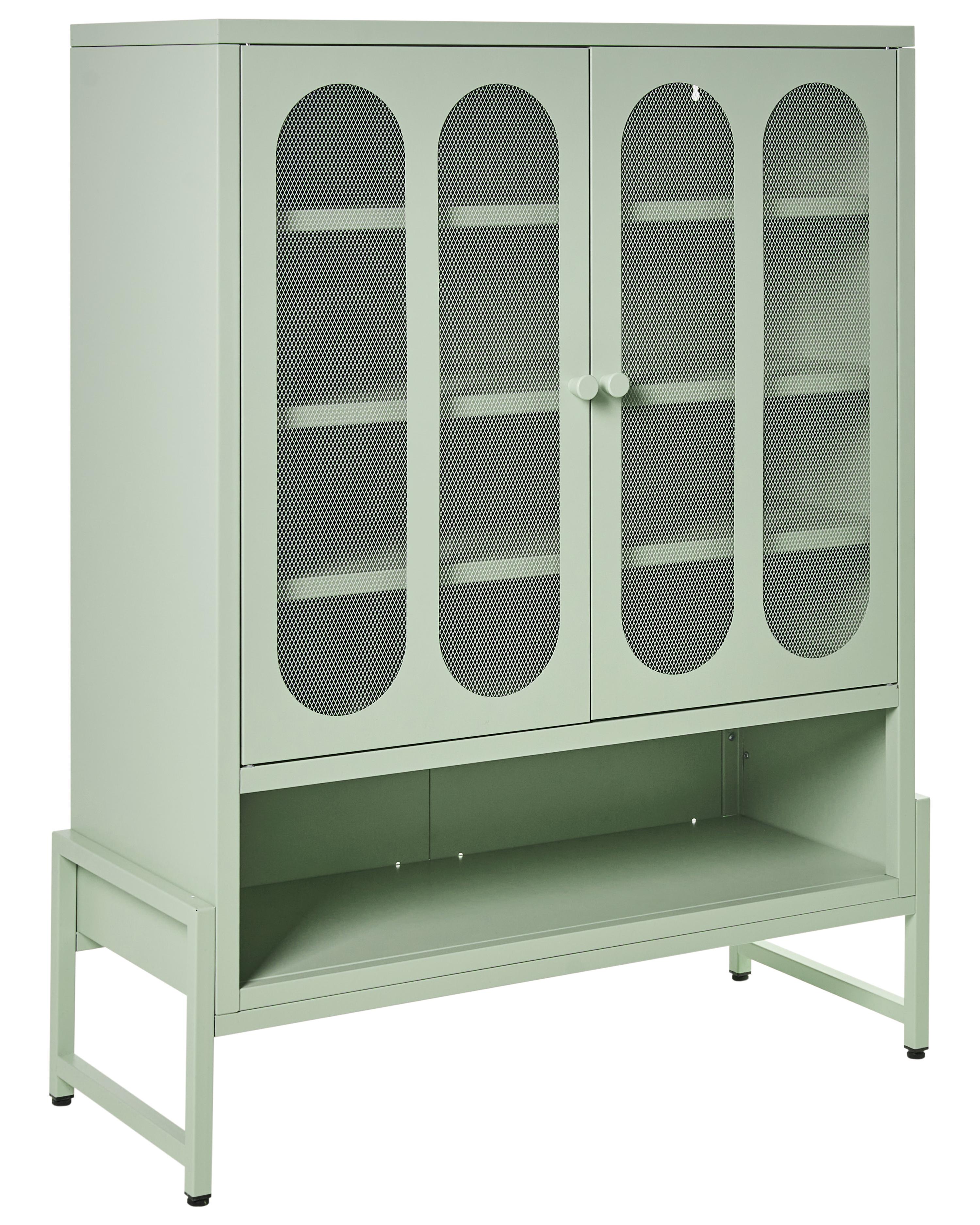 Dressoir met 2 deuren SOLETTA Metaal Mintgroen