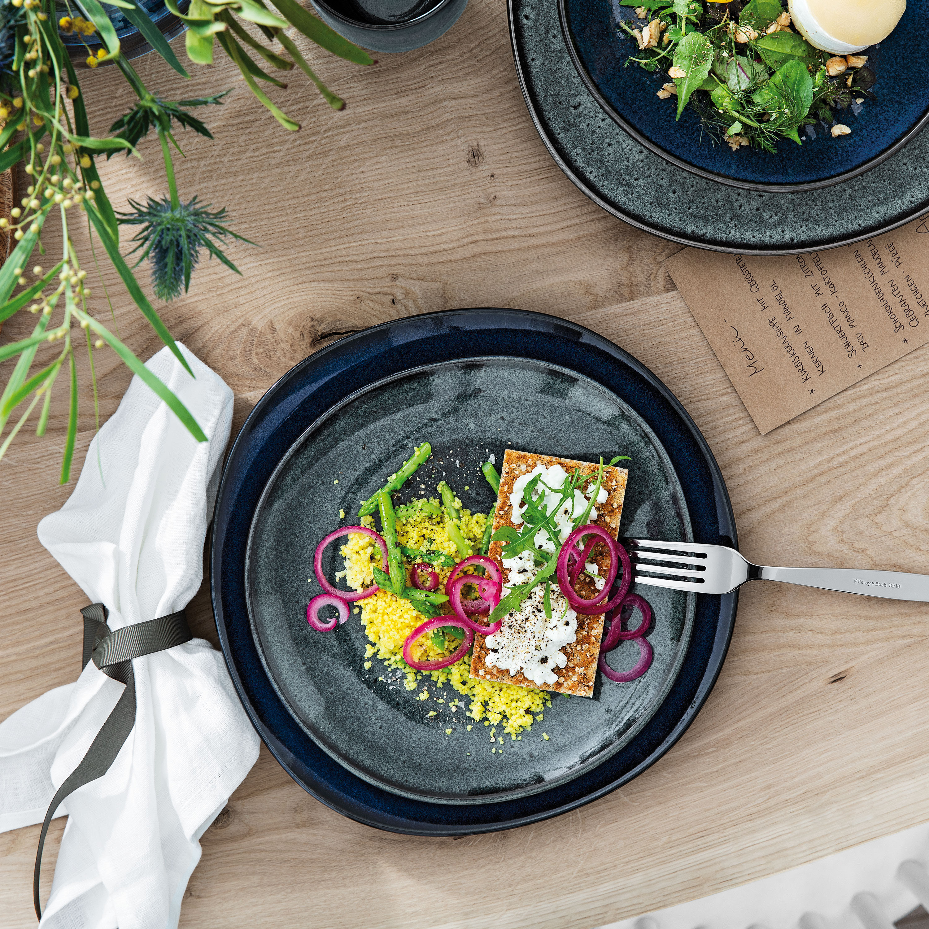 Lave Appetizer and dessert plate Grey, 9.3'' x 9.1'', earthenware