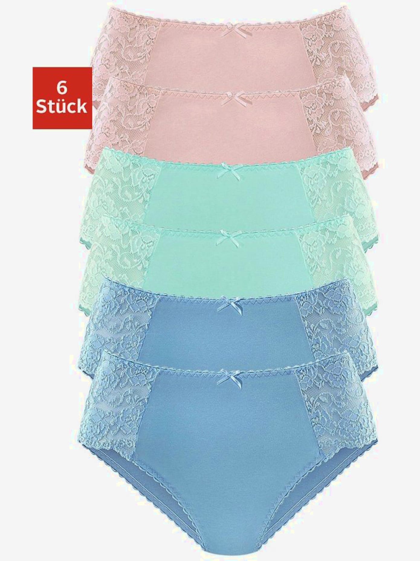 Lot de 6 slips gainants