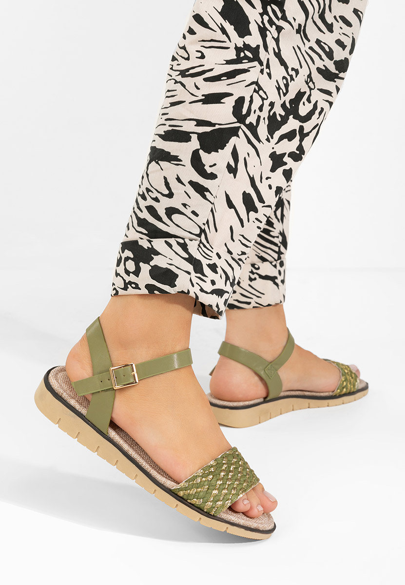 Sandales femme vert Brilya