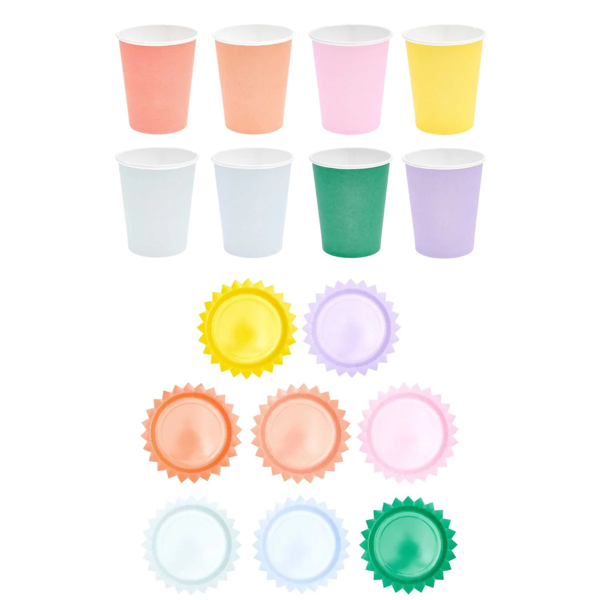 Kit vaisselle jetable multicolore Rico Design