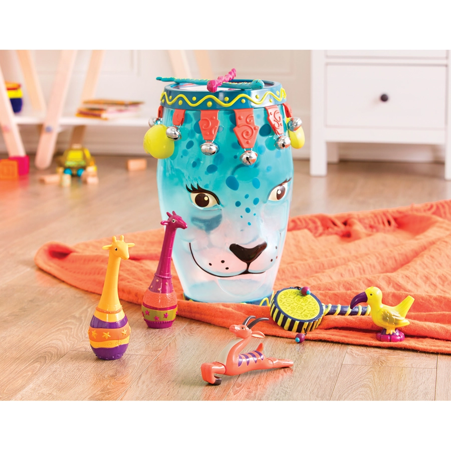 B.TOYS B. Jungle Drum - Trommel mit Instrumenten 1