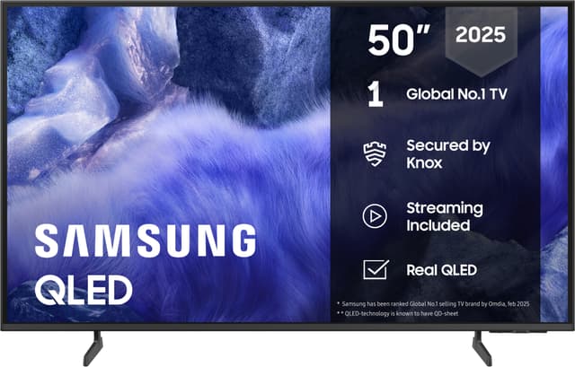 Samsung 50” QEF1 4K QLED Smart TV (2025)