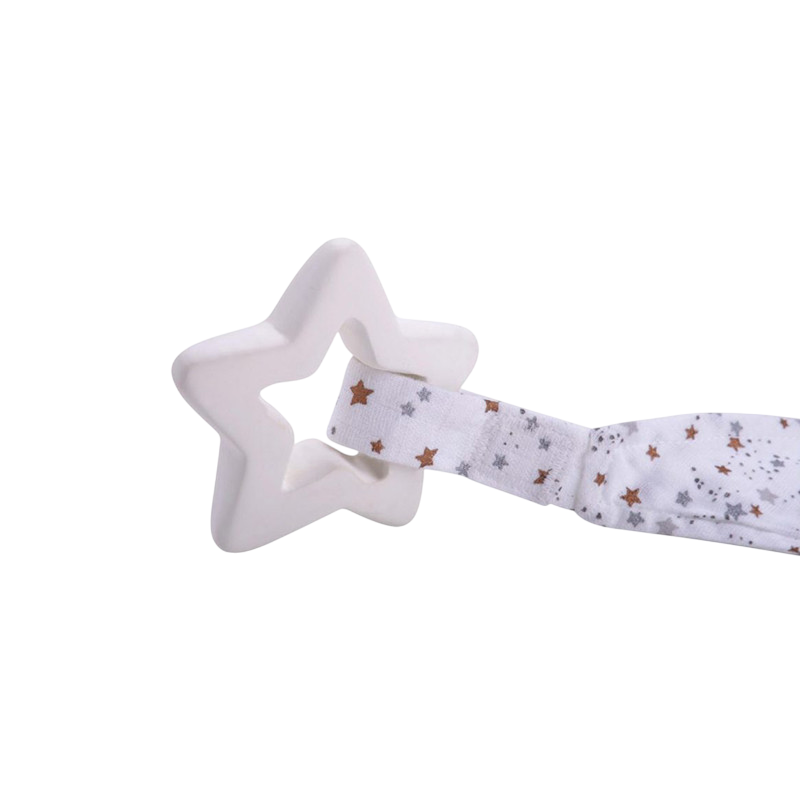Kautschukstern mit Sternenmuslin