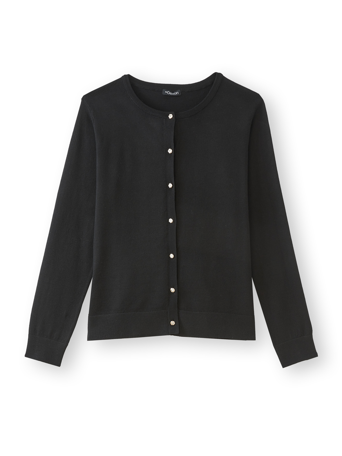 Cardigan élégant boutons-bijoux